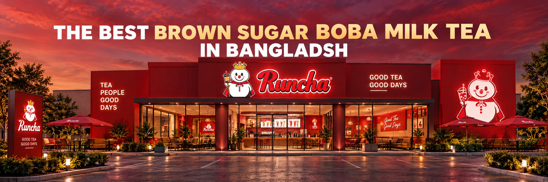 RUNCHA team at the shopfront